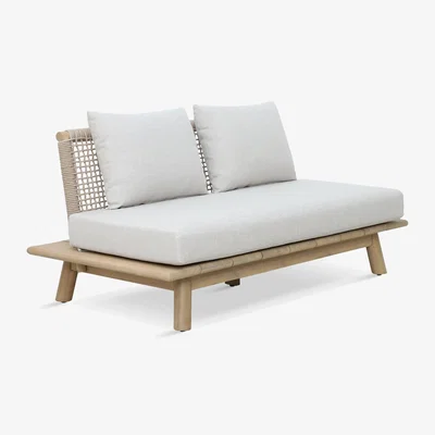 John Lewis KETTLER Denver 2-Seater Garden Sofa, FSC-Certified (Acacia Wood), Natural