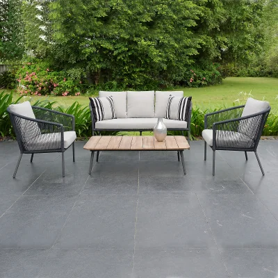 La Redoute Reims 5 Seater Garden Sofa Set - Grey