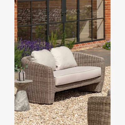Marks & Spencer Gallery Direct Positano Two Seater Outdoor Sofa Natural