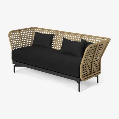 Made.com Balawa Garden 3 Seater Sofa, Natural & Grey