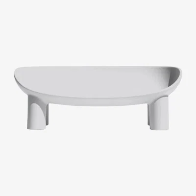 Made in Design Roly Poly Straight sofa - / L 175 cm - 3 seats / Polythene by Driade Grey