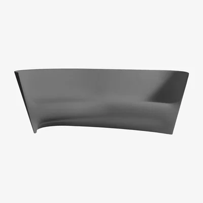 Made in Design Grand Plié Straight sofa by Driade Grey