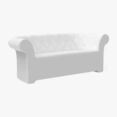Made in Design Sirchester Straight sofa by Serralunga White