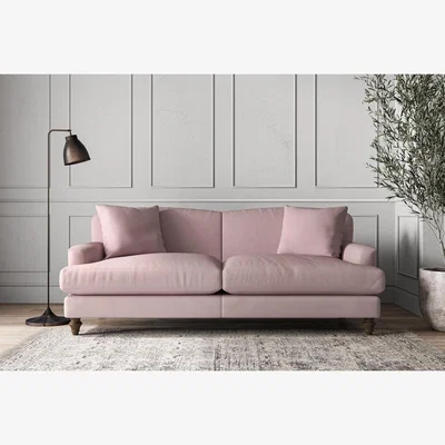 Nkuku Nkuku Deni Sofa | Make To Order | Large | Recycled Cotton Lavender