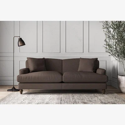 Nkuku Nkuku Deni Sofa | Make To Order | Large | Recycled Cotton Mocha