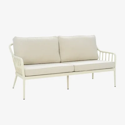 Nordic Nest Brafab Coleville sofa Pearl white-dot beige 3-seater