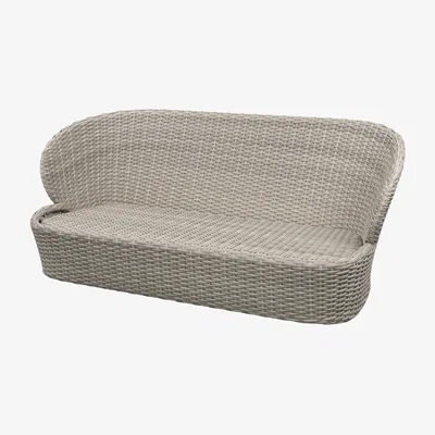 Nordic Nest Cane-line Coast 25 seat sofa Sand (Flat Weave)
