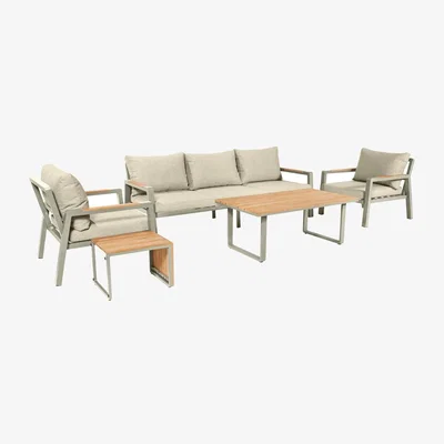 Olivia's Olivia's Outdoor Oslo Limestone Lounge Set