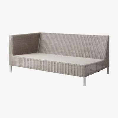 Olivia's CANE-LINE Connect 2-seater Outdoor Sofa Right Module Fiber Taupe