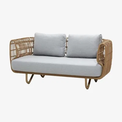 Olivia's CANE-LINE Nest 2-seater Sofa Outdoor Fiber And Natte Natural