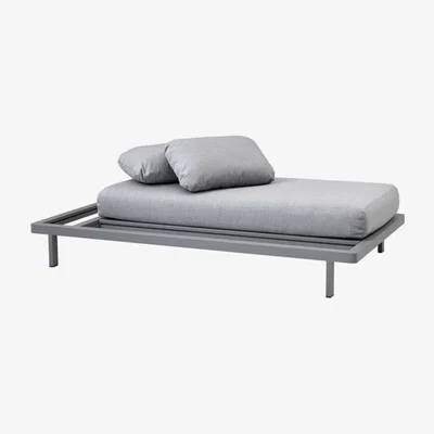 Olivia's Cane-line Space 2-Seater Outdoor Sofa Light Grey