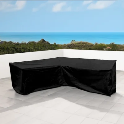 The Range Outdoor L-Shaped Waterproof Sofa Cover - Black / 270*270*80cm