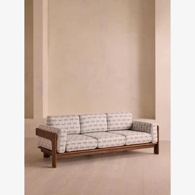 Soho Home Marcia Outdoor Sofa, Geometric, Blue