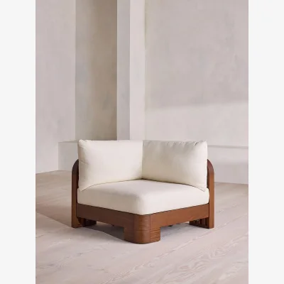 Soho Home Odell Outdoor Sofa, Corner Module, Off White, UK