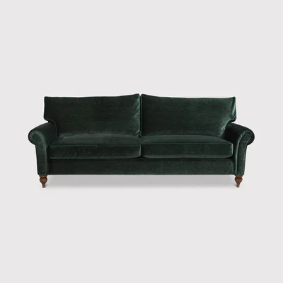 Barker and Stonehouse Cole 4 Seater Sofa, Green | Barker & Stonehouse