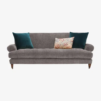 Barker and Stonehouse Durant 4 Seater Sofa, Grey Fabric | Barker & Stonehouse