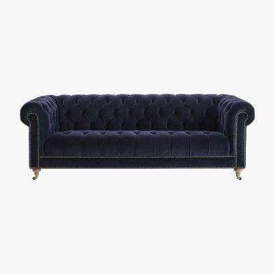 Barker and Stonehouse Ullswater Velvet 4 Seater Chesterfield Sofa