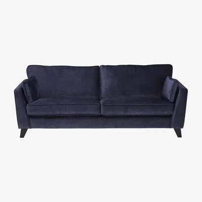 Barker and Stonehouse Rene 4 Seater Sofa, Blue | Barker & Stonehouse