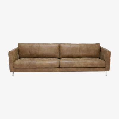 Barker and Stonehouse Lars 5 Seater Leather Sofa, 776 | Barker & Stonehouse