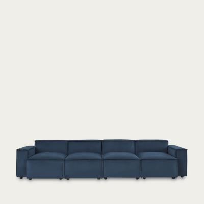 Bombinate.com Pumice Model 03 Linen 4 Seater Sofa