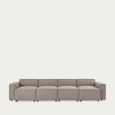 Bombinate.com Shadow Model 03 Linen 4 Seater Sofa