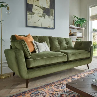 Cuckooland Stratus 4 Seater Sofa - Velvet Terracotta
