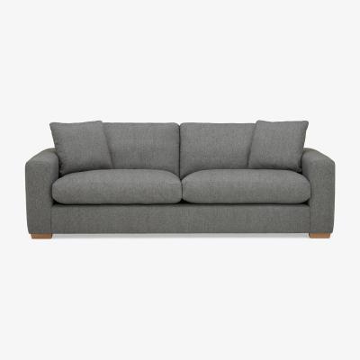 Dunelm Porto Fabric 4 Seater Sofa - Dark Grey Dark Grey