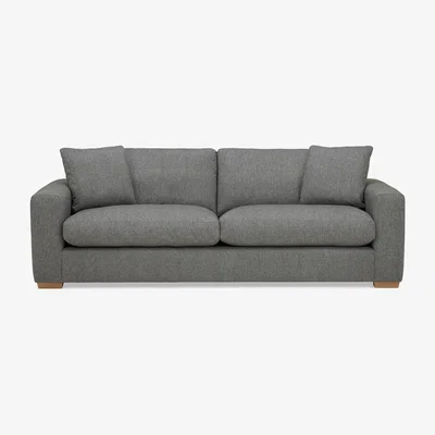Dunelm Porto Fabric 4 Seater Sofa - Dark Grey Dark Grey