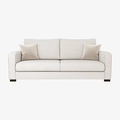 Dunelm Carson Corduroy 4 Seater Sofa Sand