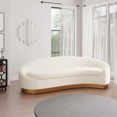 Dunelm Felicity Boucle Corner Sofa Ivory