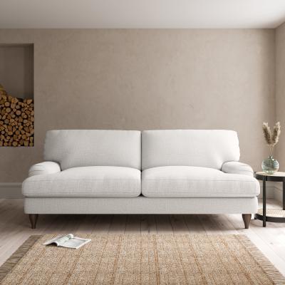Dunelm Darwin Textured Weave 4 Seater Sofa Textured Weave Sandstone