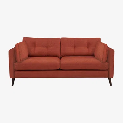 Furniture Village The Botanical Collection Verdosa 4 Seater Fabric Plain Sofa - Red