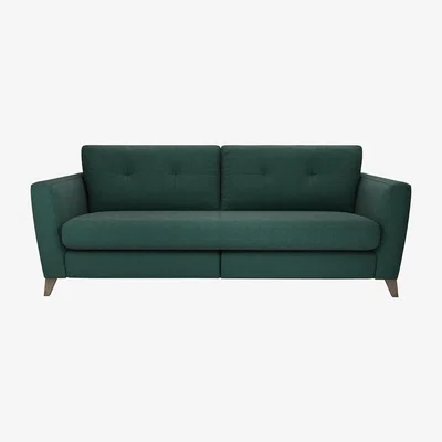 Furniture Village The Lounge Co. - Hermione 4 Seater Fabric Sofa - Green