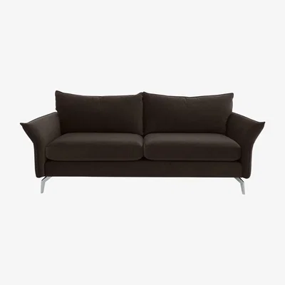 Furniture Village Skylar 4 Seater Fabric Sofa - Brown