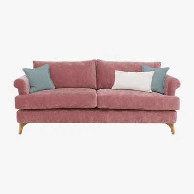 Furniture Village Country Collection Libby 4 Seater Sofa - Pink