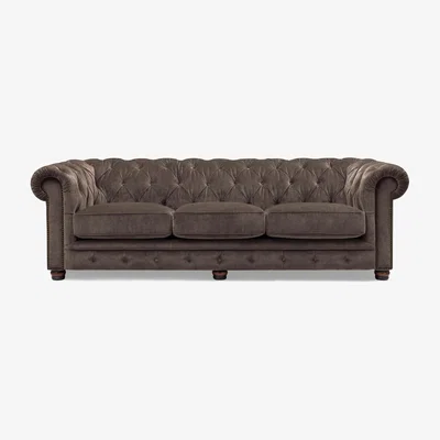 Furniture Village At The Helm - Shackleton 4 Seater Fabric Chesterfield Sofa