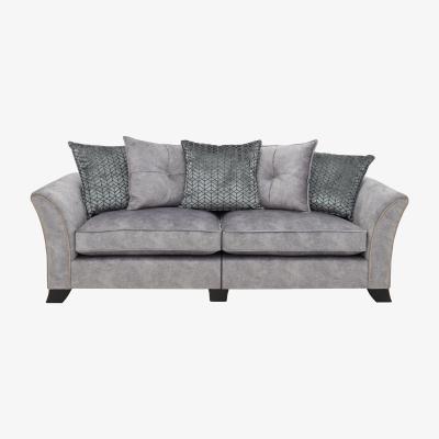 Furniture Village Amora 4 Seater Fabric Split Pillow Back Sofa