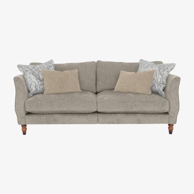 Furniture Village Boutique Chatterley 4 Seater Split Frame Sofa - Bolero Quill Walnut