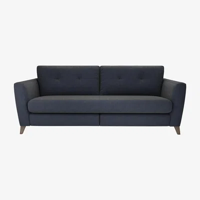 Furniture Village The Lounge Co. - Hermione 4 Seater Fabric Sofa - Blue
