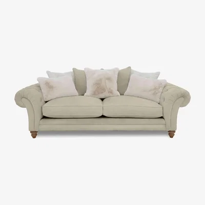 Furniture Village Boutique Collection - Blenheim 4 Seater Scatter Back Sofa - Wicker