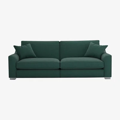Furniture Village The Lounge Co. - Isobel 4 Seater Fabric Sofa - Green