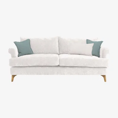 Furniture Village Country Collection Libby 4 Seater Sofa - White