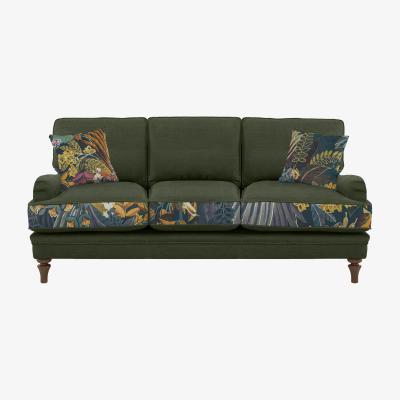 Furniture Village The Botanical Collection Tropicana 4 Seater Fabric Patterned Sofa - Green