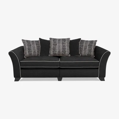 Furniture Village Stellar 4 Seater Split Frame Scatter Back Sofa