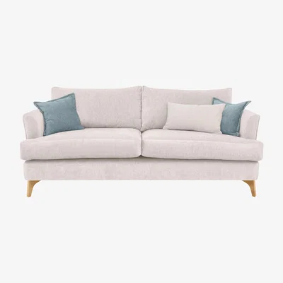 Furniture Village Country Collection Lottie 4 Seater Sofa - White