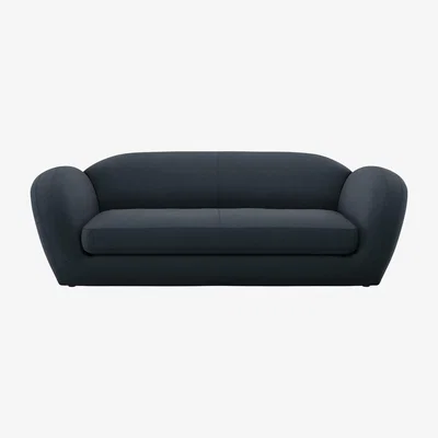 Habitat Habitat Layla 4 Seater Velvet Sofa - Charcoal