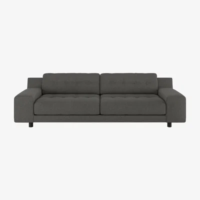 Habitat Habitat Hendricks 4 Seater Wool Sofa - Charcoal