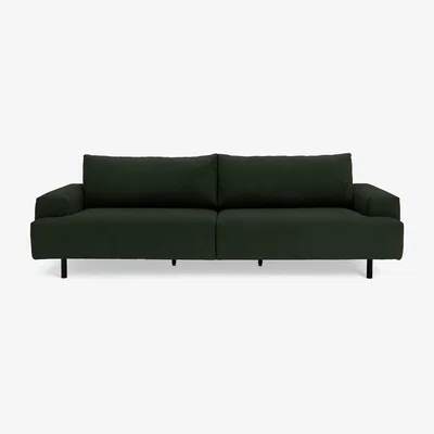Habitat Habitat Julien Fabric 4 Seater Sofa - Green