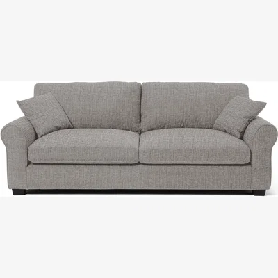Habitat Habitat Lisbon Fabric 4 Seater Sofa - Grey