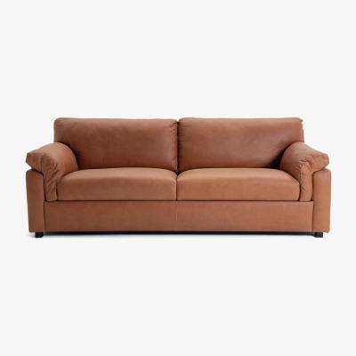 Habitat Habitat Florence 4 Seater Leather Sofa - Tan
